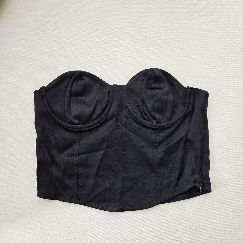 Zara Black Corset Top